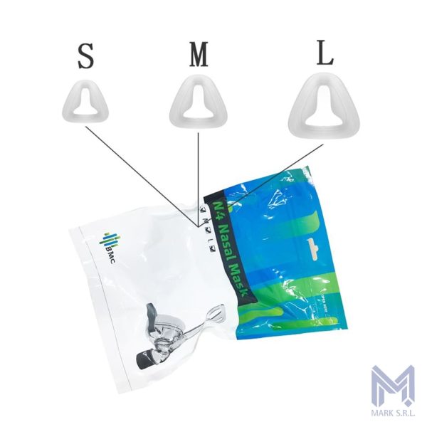 Mascarilla Nasal para CPAP Marca BMC Modelo N4 Talla S M L